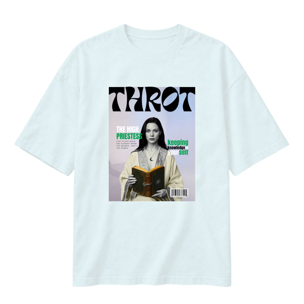 Oversized Tee — Tarot:: The High Priestess